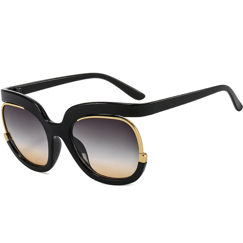 Kaynafashions - Casual Solid Patchwork Sunglasses