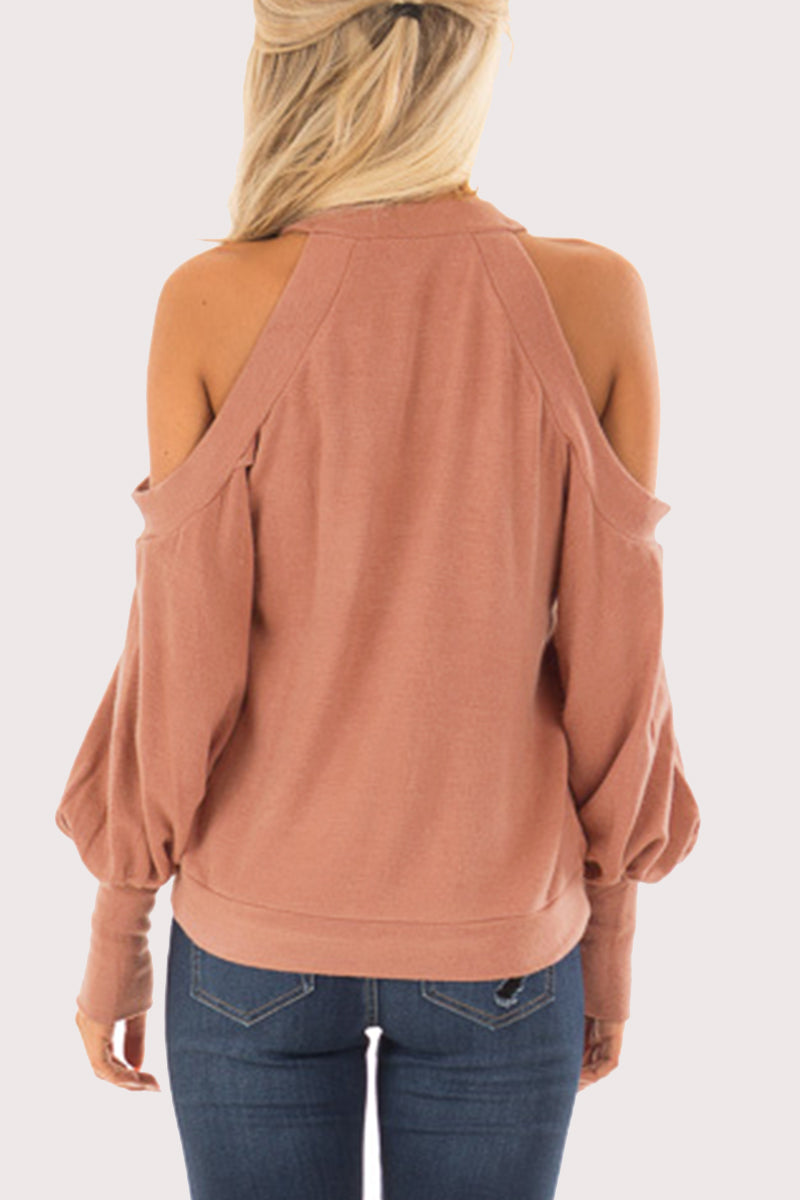 Kaynafashions - Casual Solid V Neck Tops
