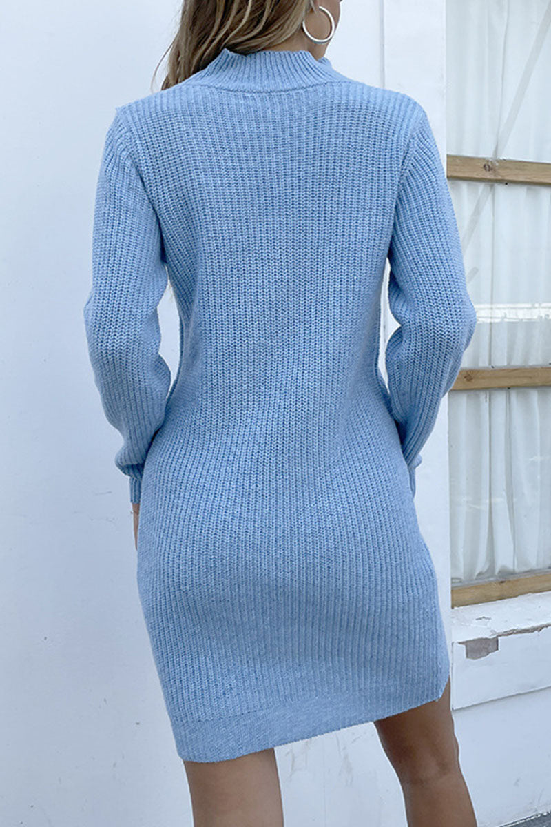 Kaynafashions - Fashion Solid Hollowed Out Beading Halter Straight Dresses(4 colors)