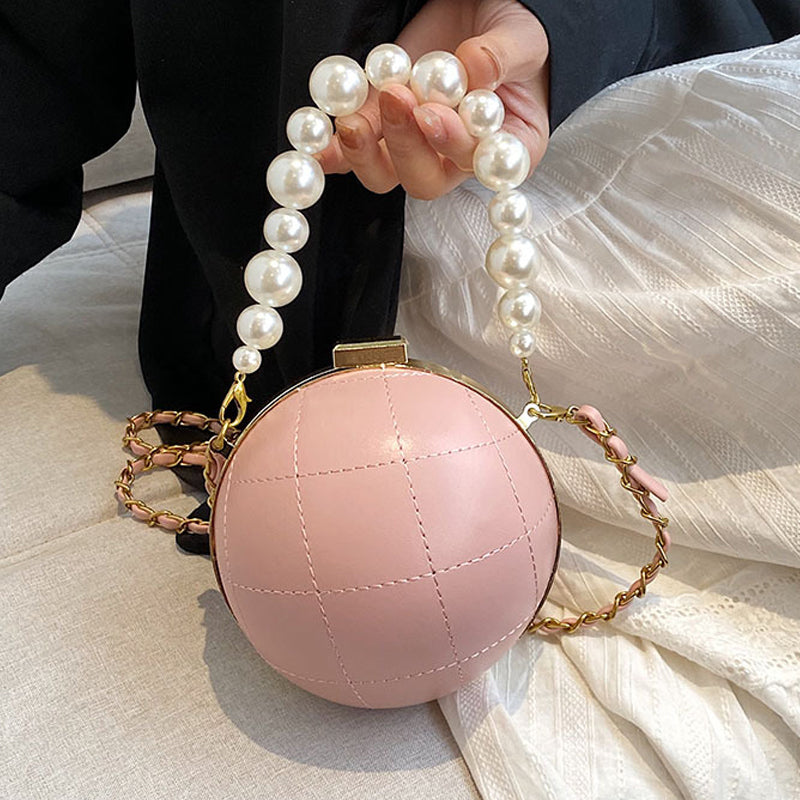 Kaynafashions - Casual Patchwork Pearl Bags