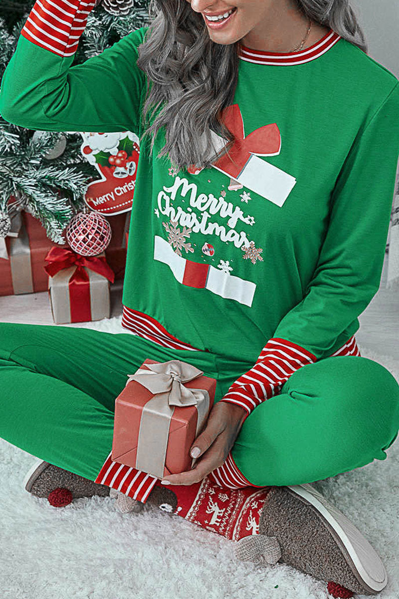 Kaynafashions - Fashion Living Print Patchwork O Neck Two Pieces