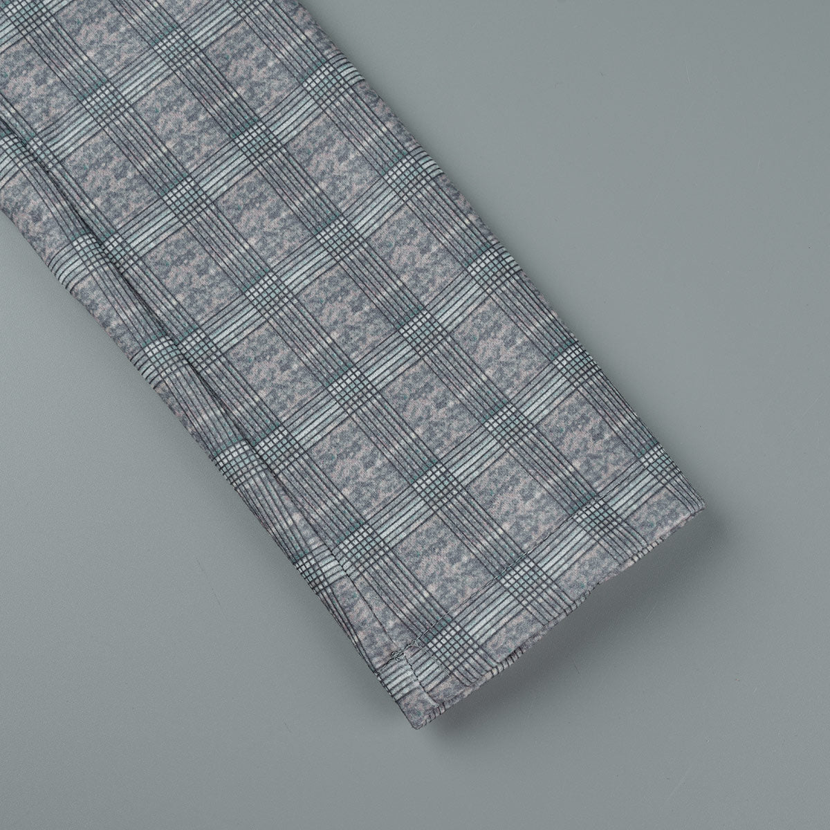 Kaynafashions - Fashion Street Plaid Patchwork Buckle Turn-back Collar Outerwear(3 Colors)