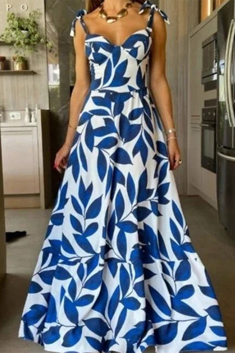 Kaynafashions - Elegant Floral A Line Dresses