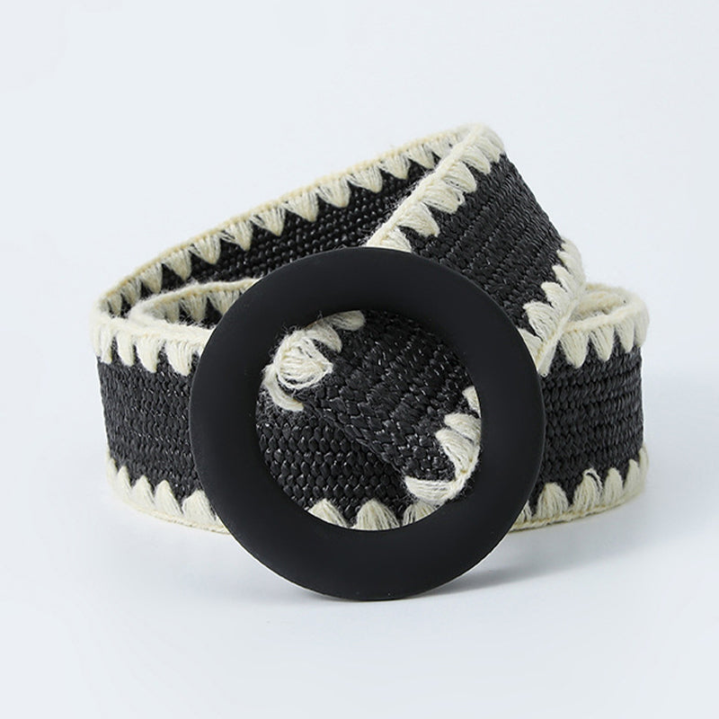 Kaynafashions - Casual Sweet Color Block Contrast Belts