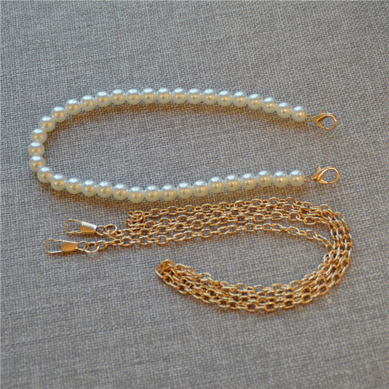 Kaynafashions - Daily Party Patchwork Feathers Chains Pearl Bags