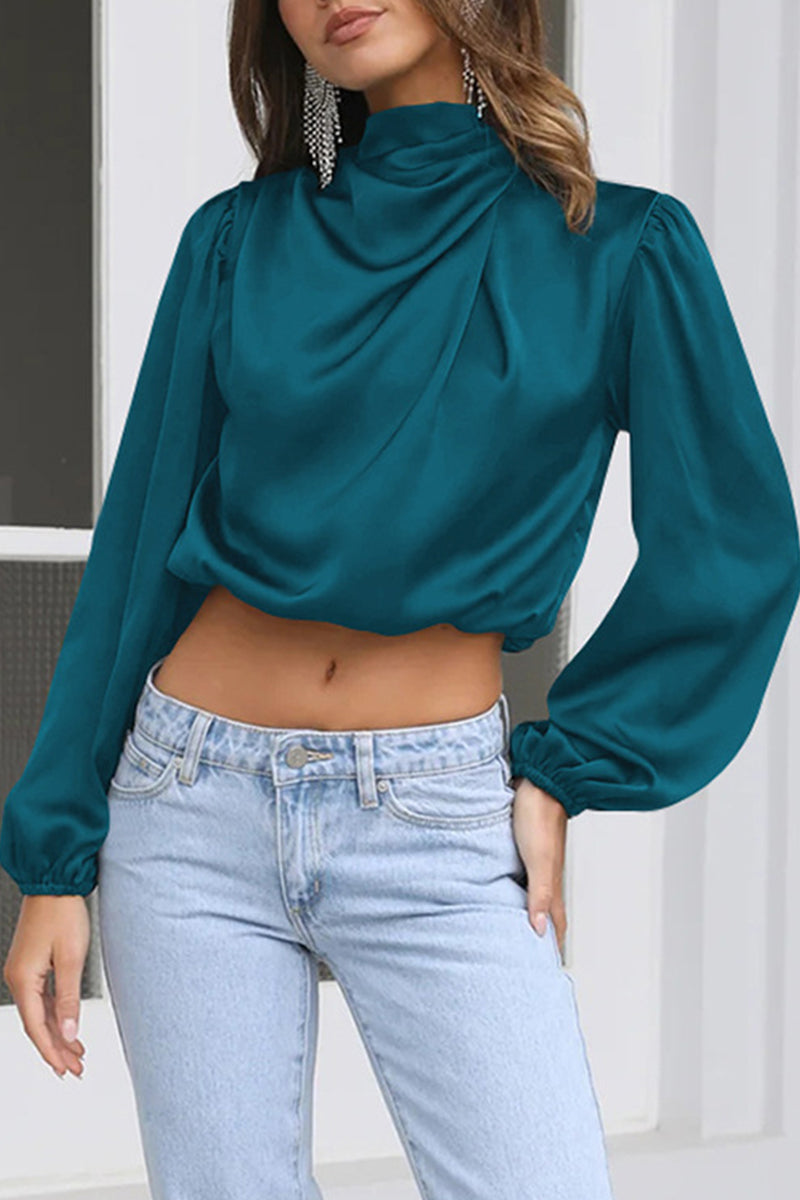 Kaynafashions - Elegant Solid Patchwork Halter Tops