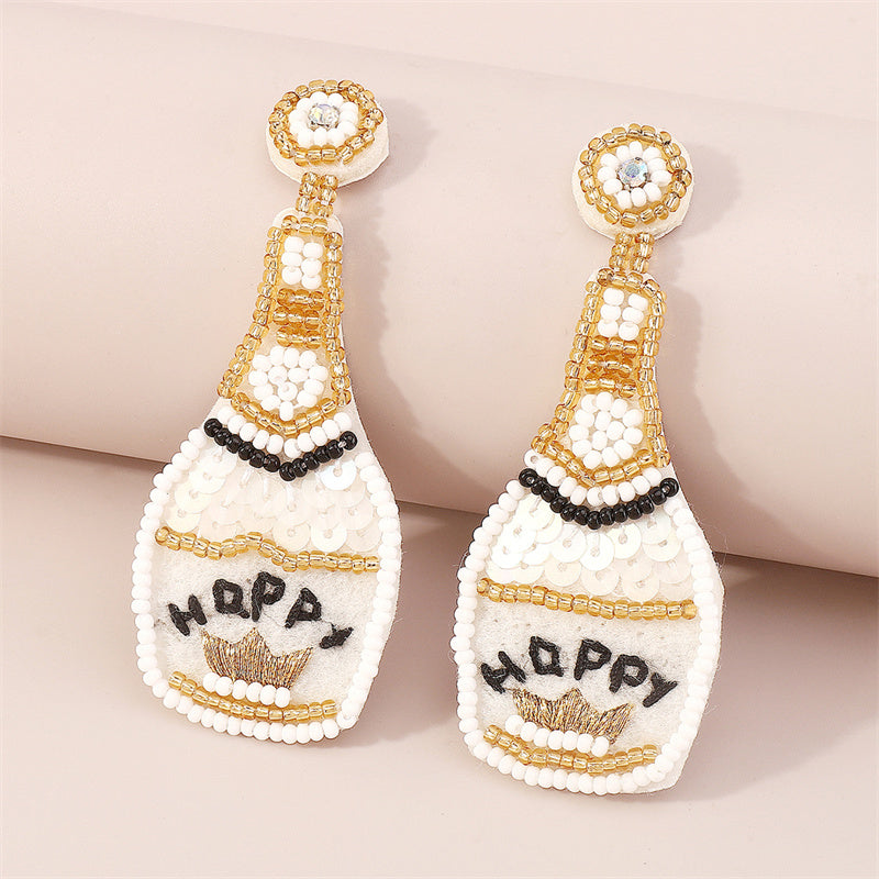 Kaynafashions - Casual Daily Patchwork Sequins Earrings