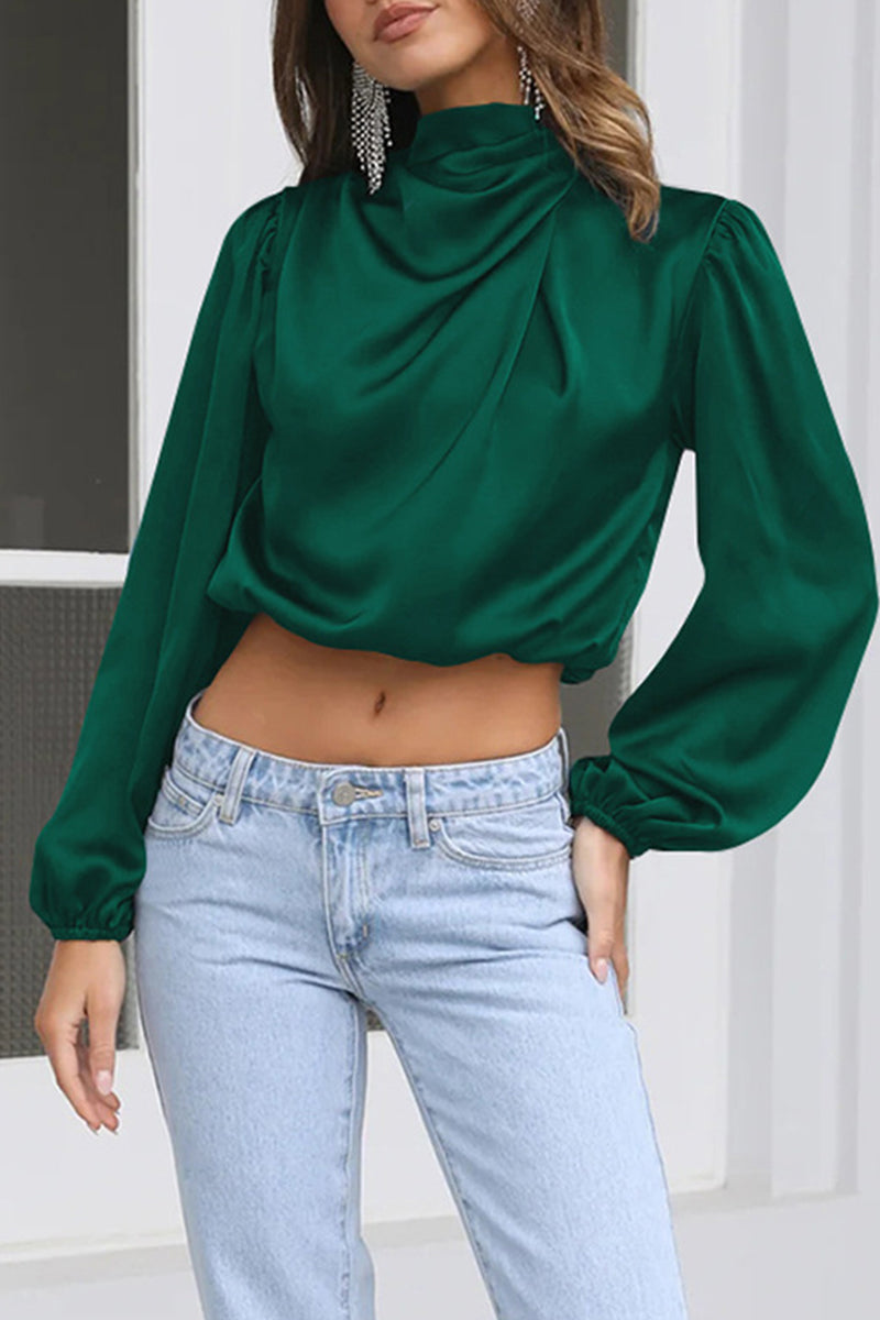 Kaynafashions - Elegant Solid Patchwork Halter Tops