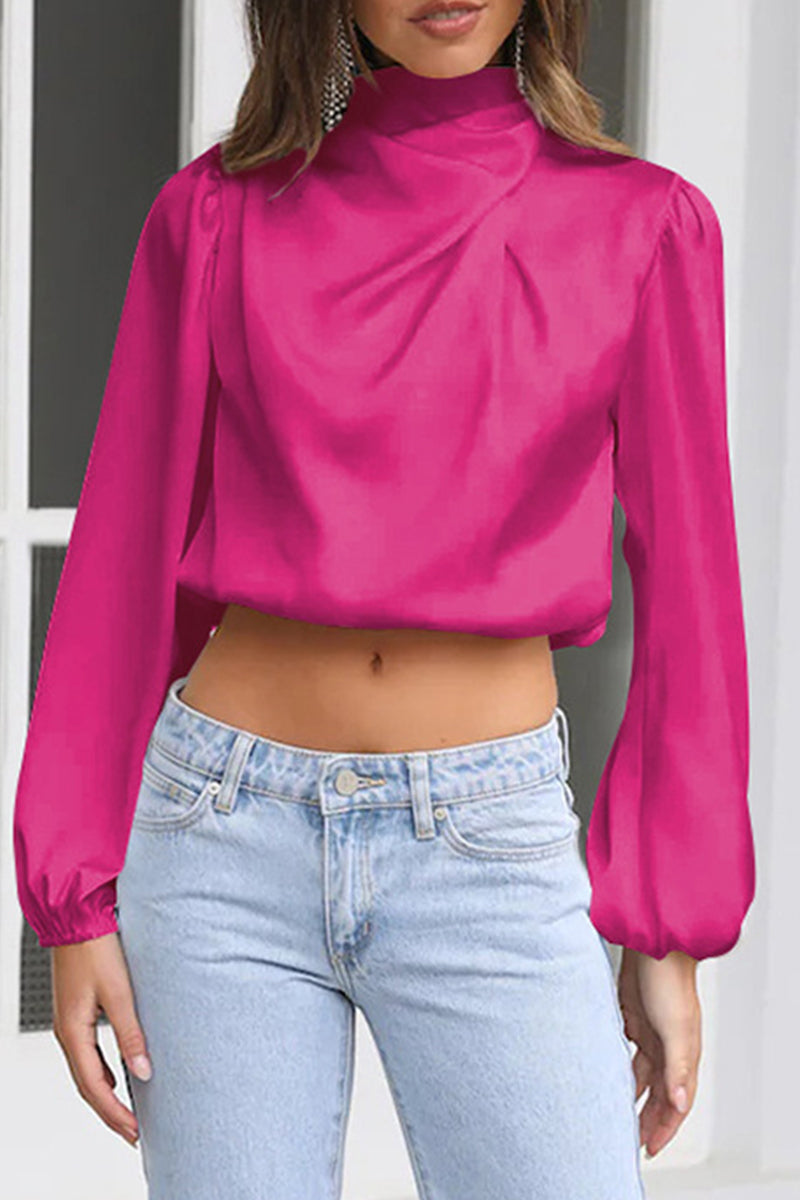 Kaynafashions - Elegant Solid Patchwork Halter Tops