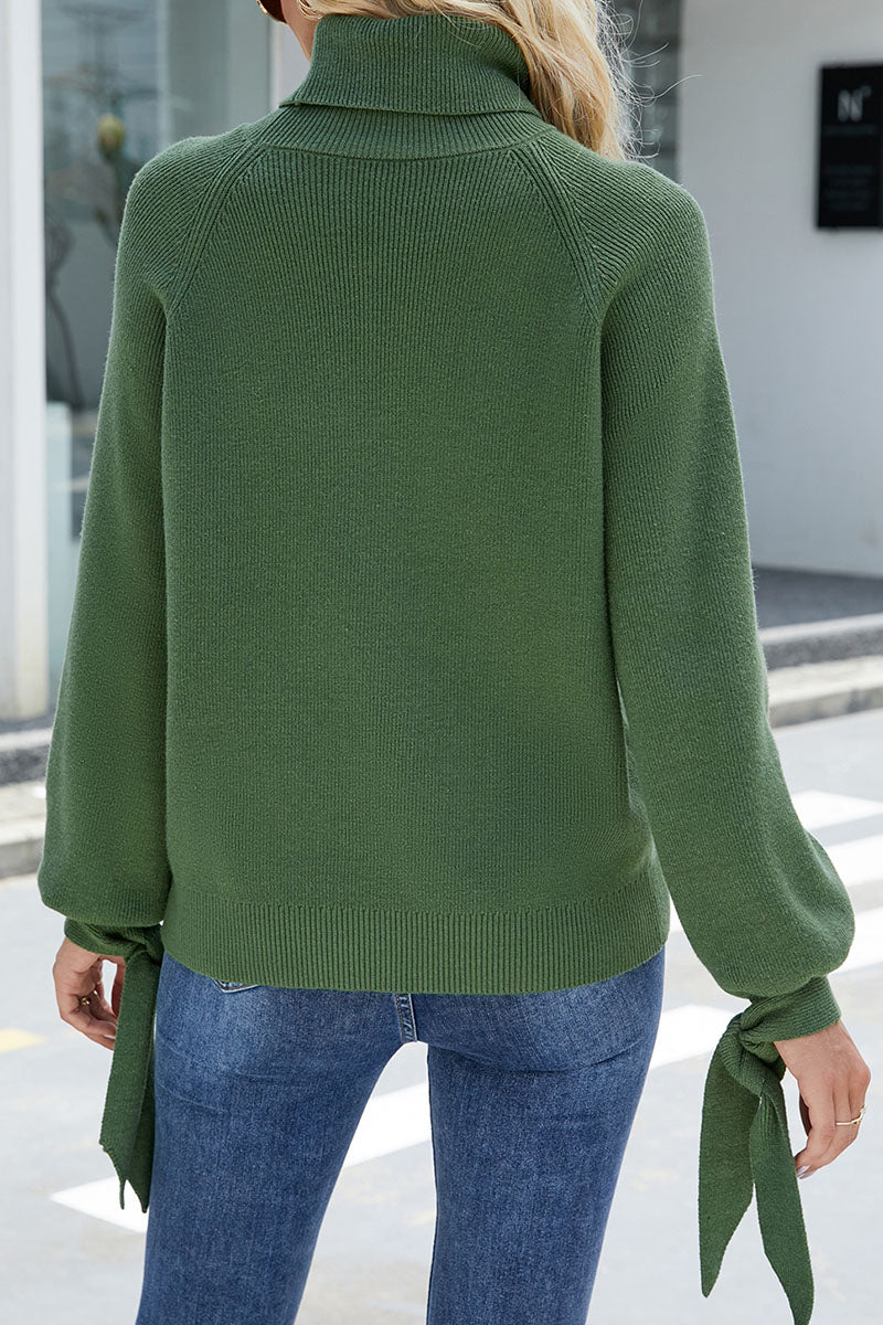 Kaynafashions - Casual Solid Frenulum O Neck Sweaters(5 colors)