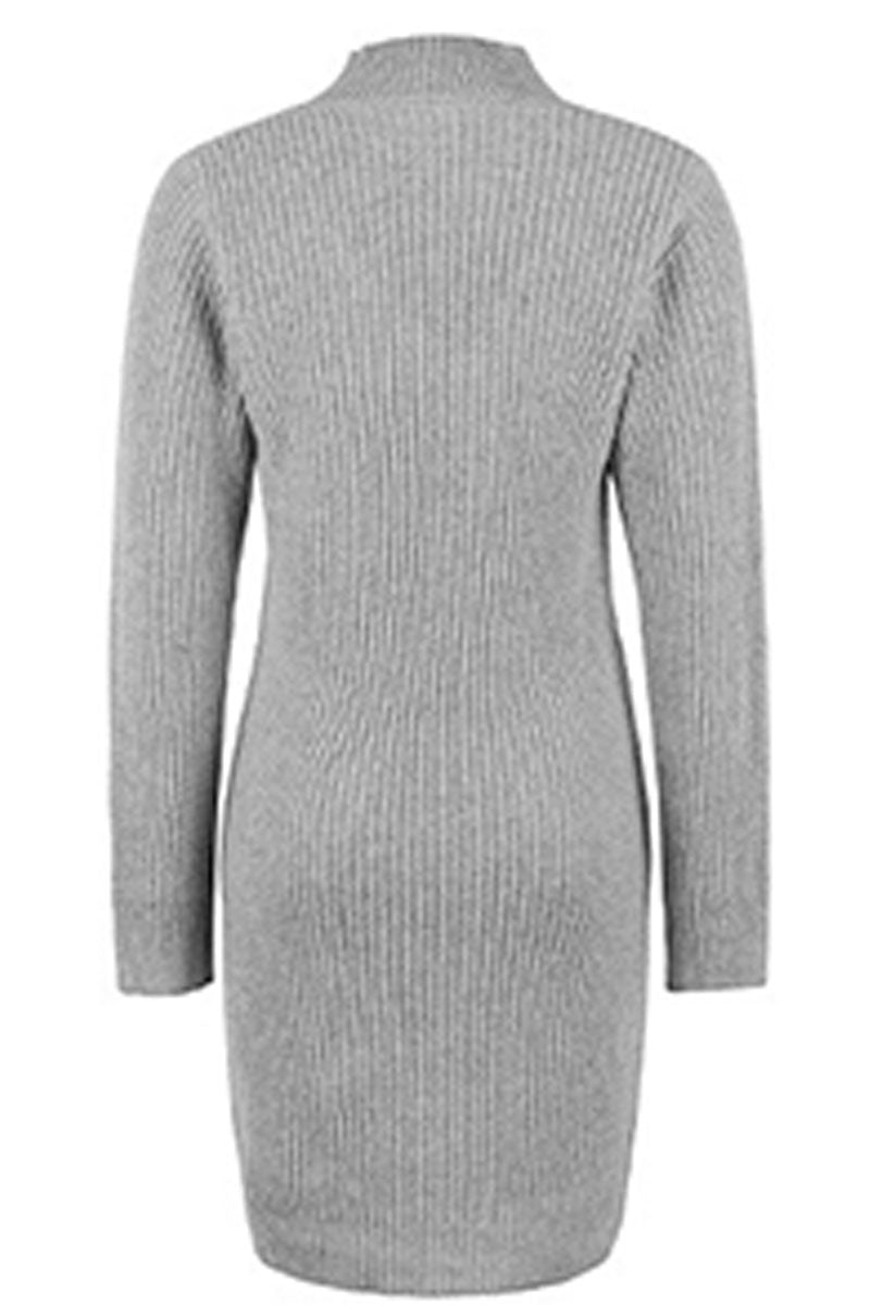 Kaynafashions - Fashion Solid Hollowed Out Beading Halter Straight Dresses(4 colors)