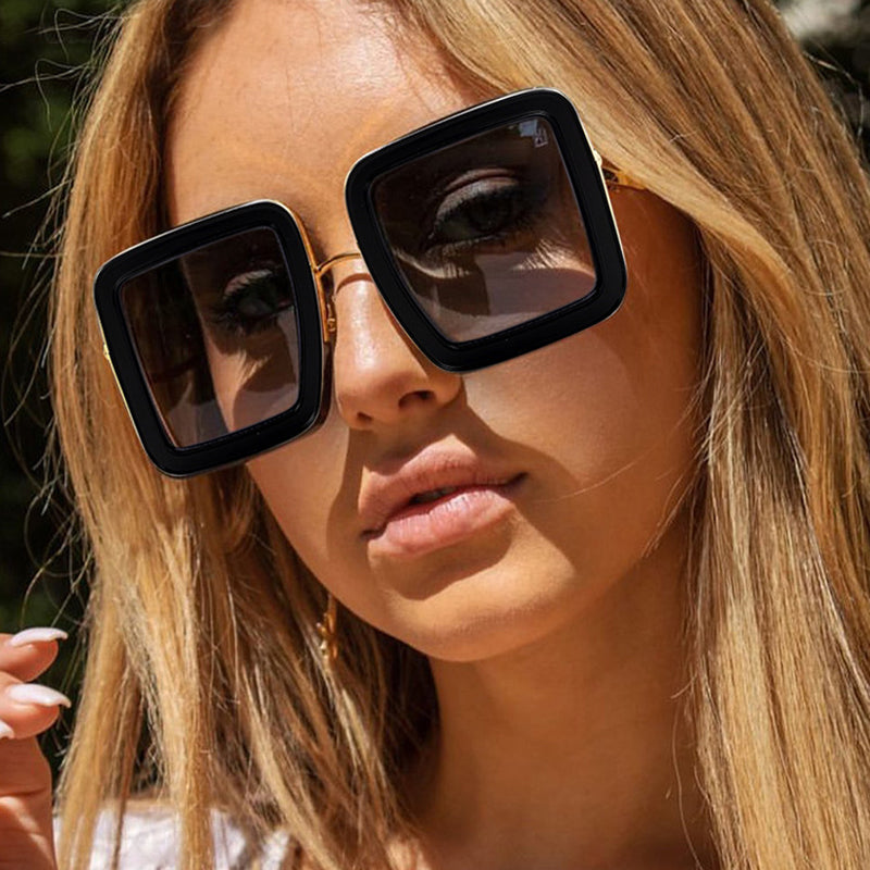 Kaynafashions - Party Solid Patchwork Sunglasses