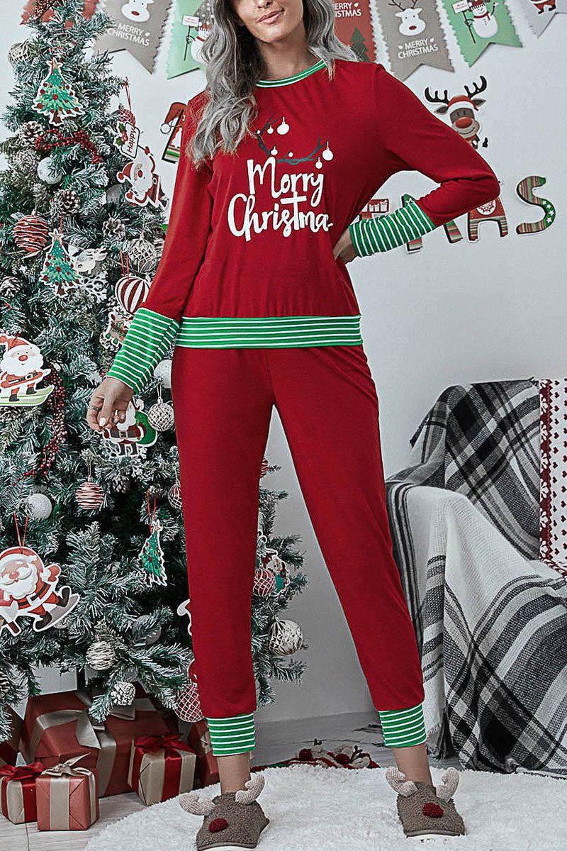 Kaynafashions - Fashion Living Print Patchwork O Neck Two Pieces