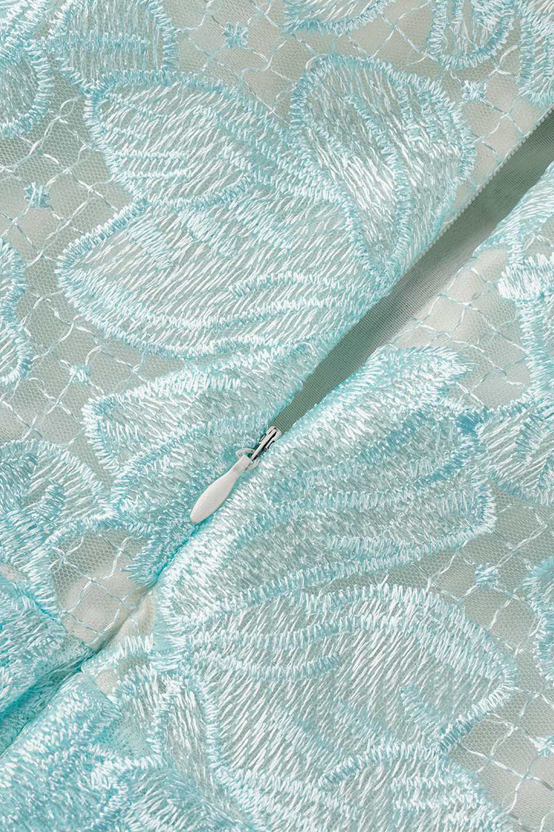 Kaynafashions - Print Patchwork Strapless Irregular Dress Dresses(6 Colors)