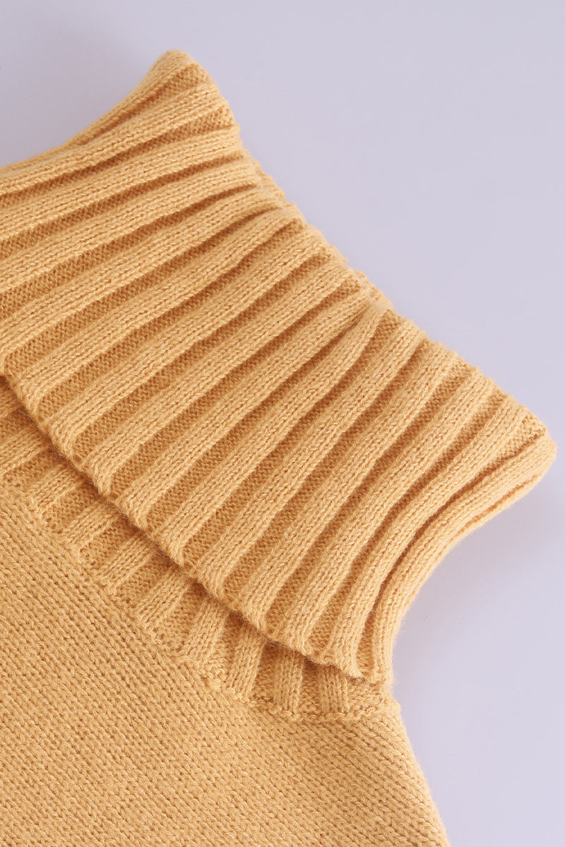 Kaynafashions - Work British Style Solid Patchwork Turtleneck Tops