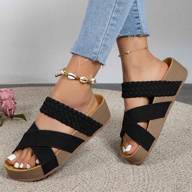 Kaynafashions - Casual Weave Opend Comfortable Shoes