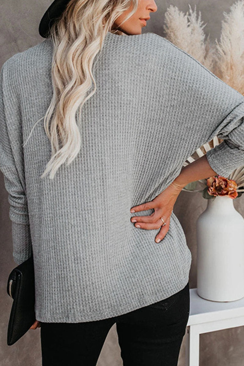 Kaynafashions - Fashion Elegant Solid V Neck Tops(4 Colors)