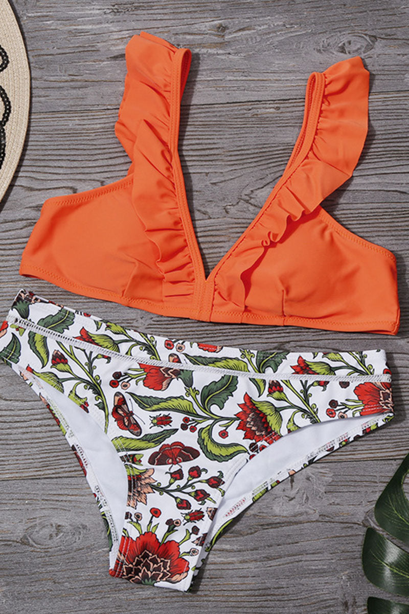 Kaynafashions - Fashion Sexy Print Patchwork Swimwears(7 Colors)