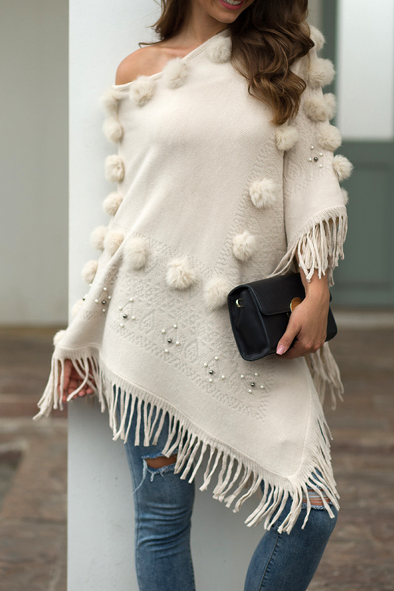 Kaynafashions - Casual Solid Patchwork O Neck Tops