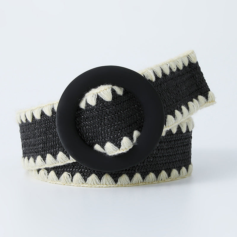 Kaynafashions - Casual Sweet Color Block Contrast Belts