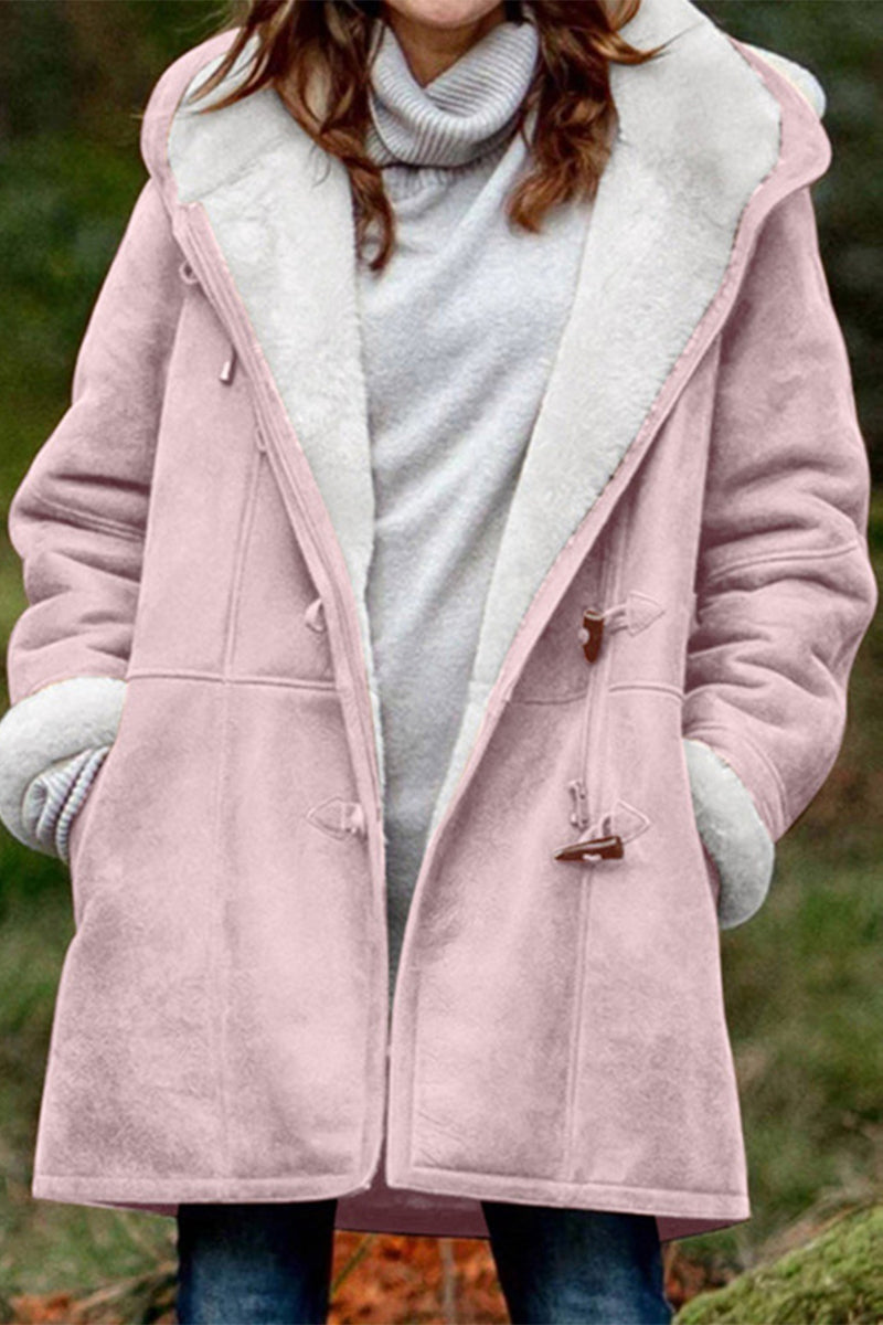 Kaynafashions - Casual Street Solid Solid Color Turndown Collar Outerwear