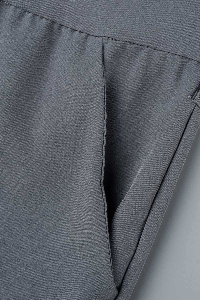 Kaynafashions - Casual Daily Solid Frenulum With Belt Turndown Collar Regular Jumpsuits(10 Colors)