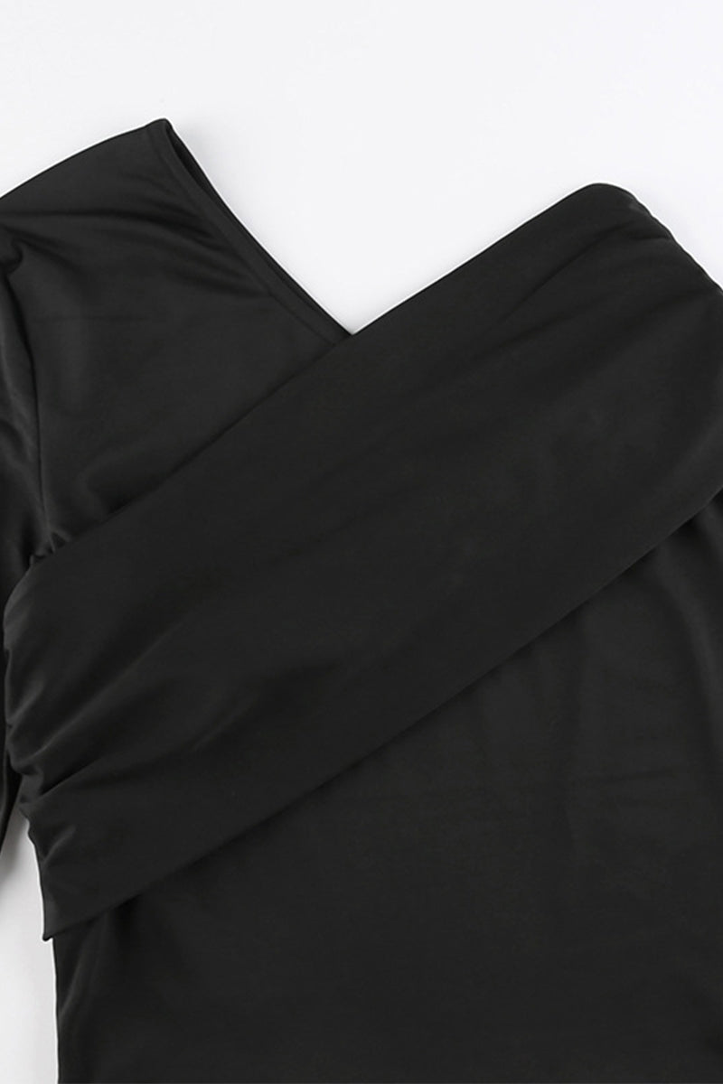 Kaynafashions - Casual Simplicity Solid Backless V Neck Tops(3 Colors)