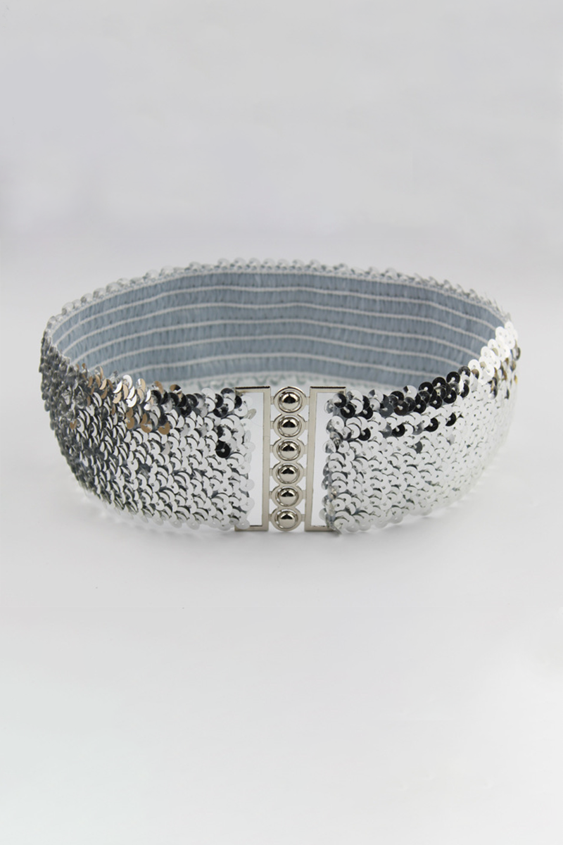 Kaynafashions - Fashion Elegant Solid Patchwork Sequins Belts