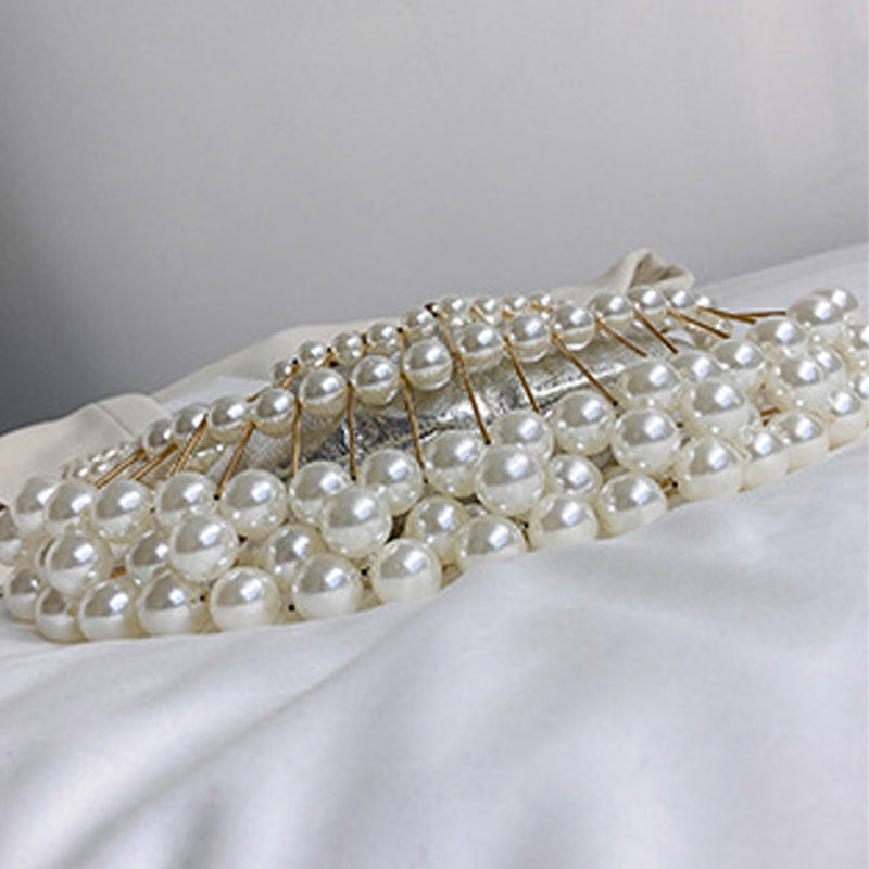 Kaynafashions - Casual Patchwork Pearl Bags