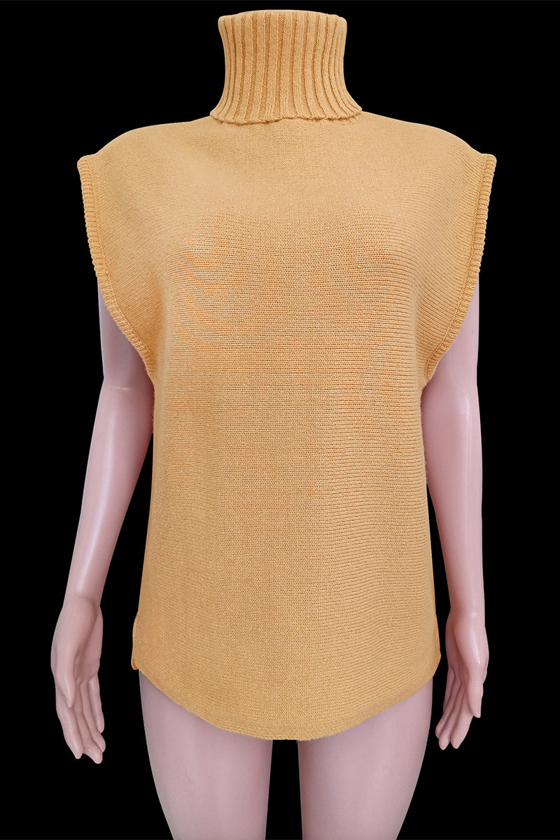 Kaynafashions - Work British Style Solid Patchwork Turtleneck Tops