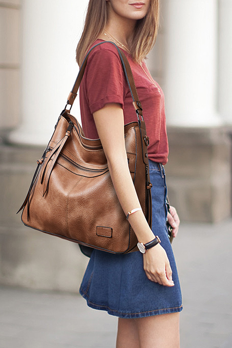 Kaynafashions - Casual Solid Patchwork Bags