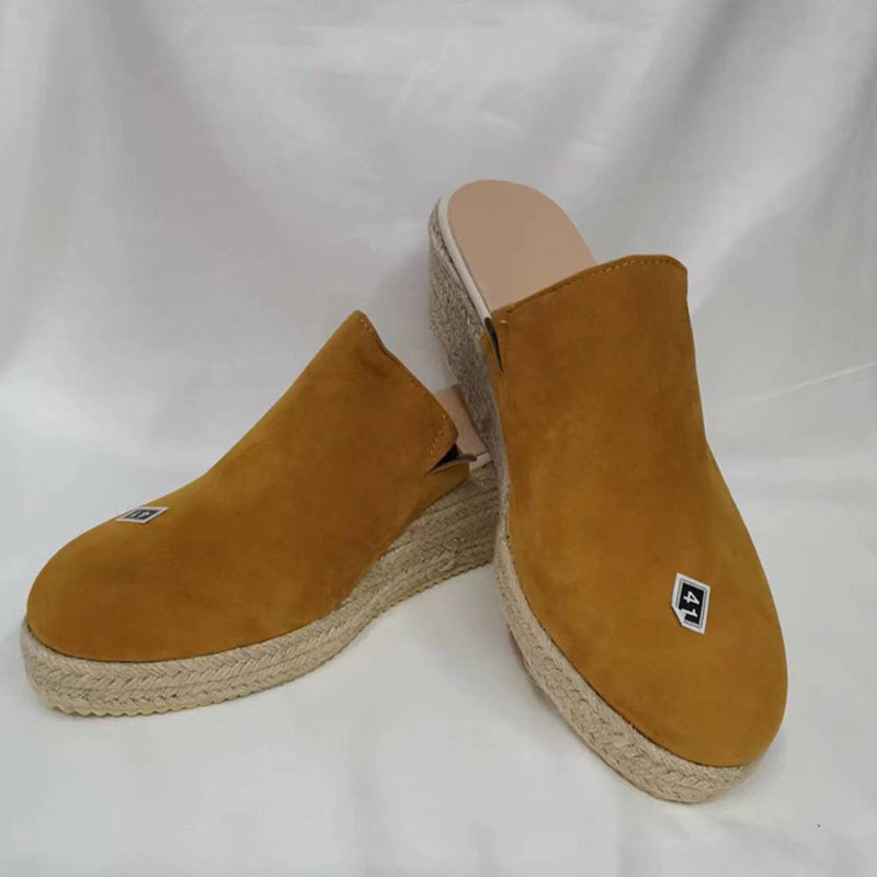 Kaynafashions - Casual Solid Color Closed Shoes