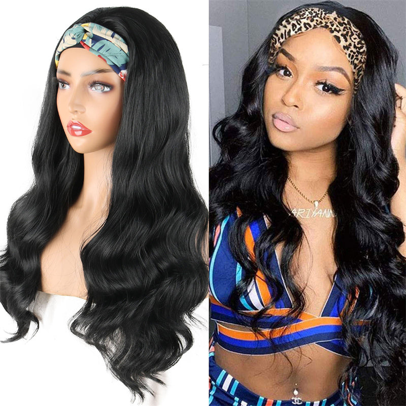 Kaynafashions - Fashion Casual Solid Patchwork Wigs (Without Headscarf)