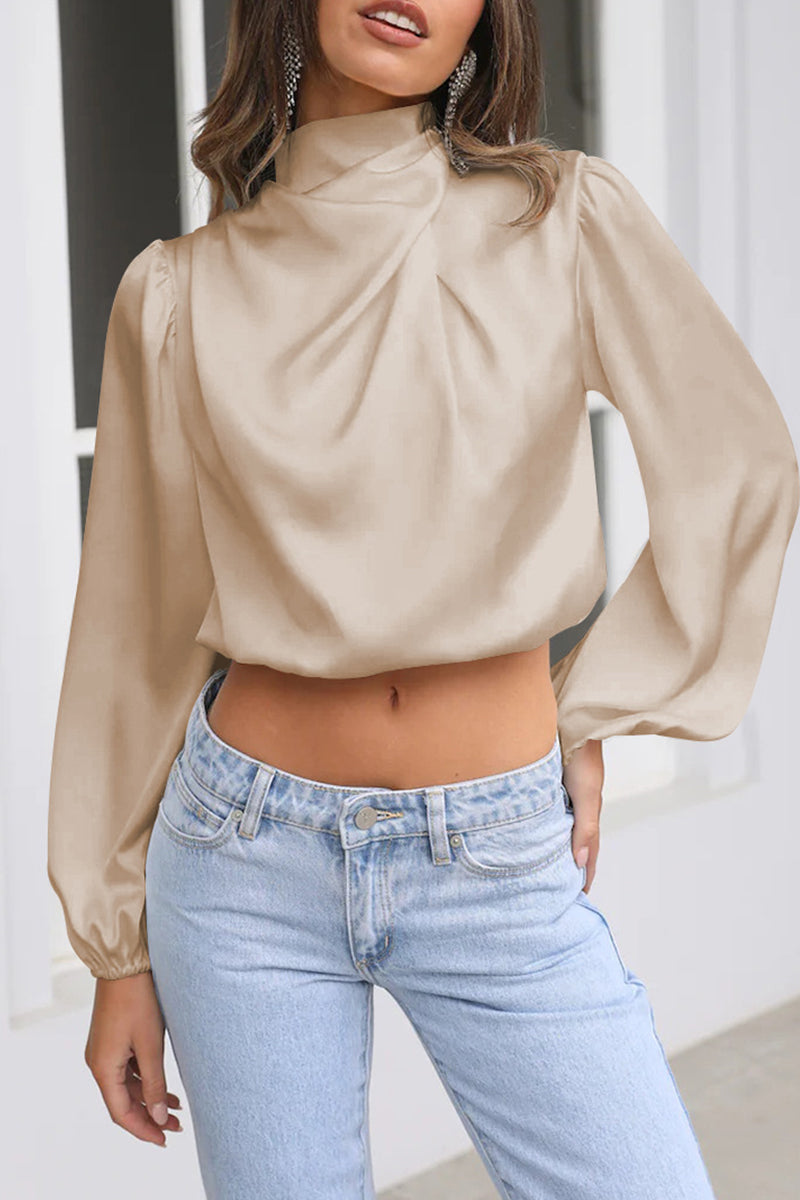 Kaynafashions - Elegant Solid Patchwork Halter Tops