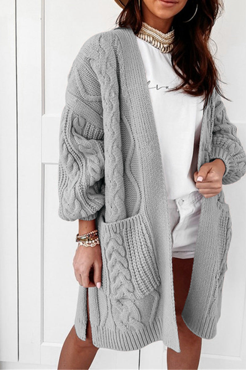 Kaynafashions - Fashion Casual Print Patchwork Pocket V Neck Tops(6 colors)