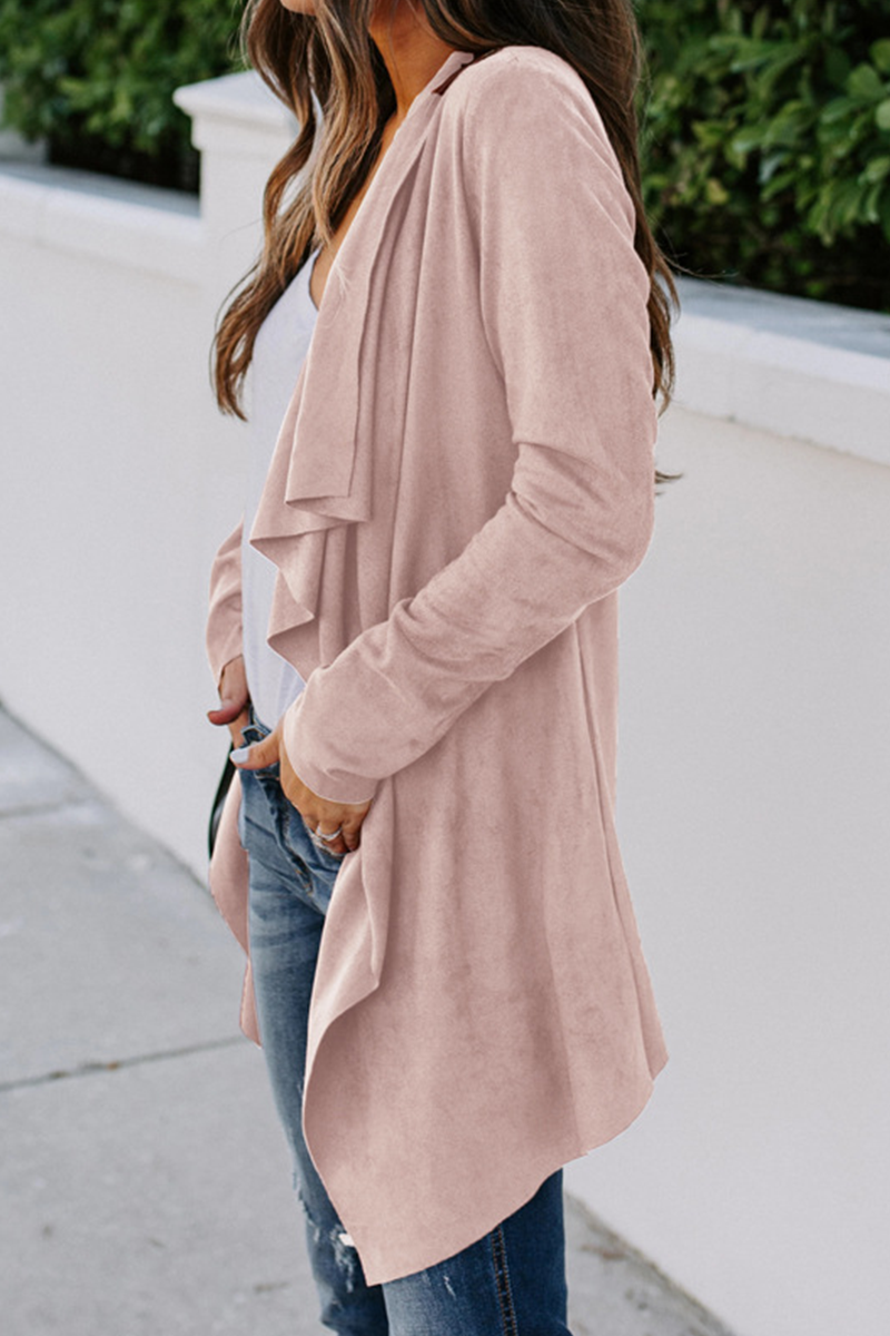 Kaynafashions - Fashion Solid Patchwork Cardigan