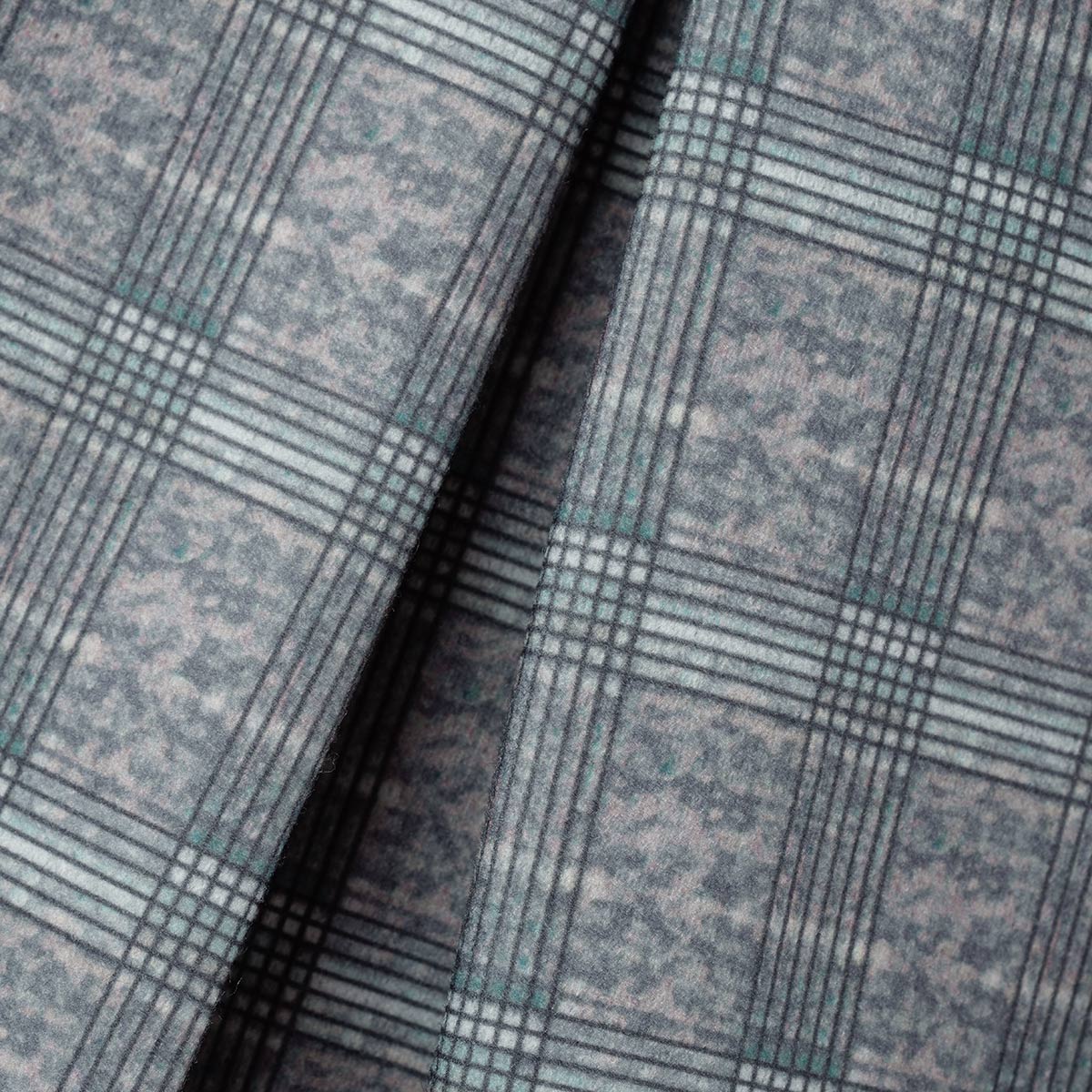 Kaynafashions - Fashion Street Plaid Patchwork Buckle Turn-back Collar Outerwear(3 Colors)