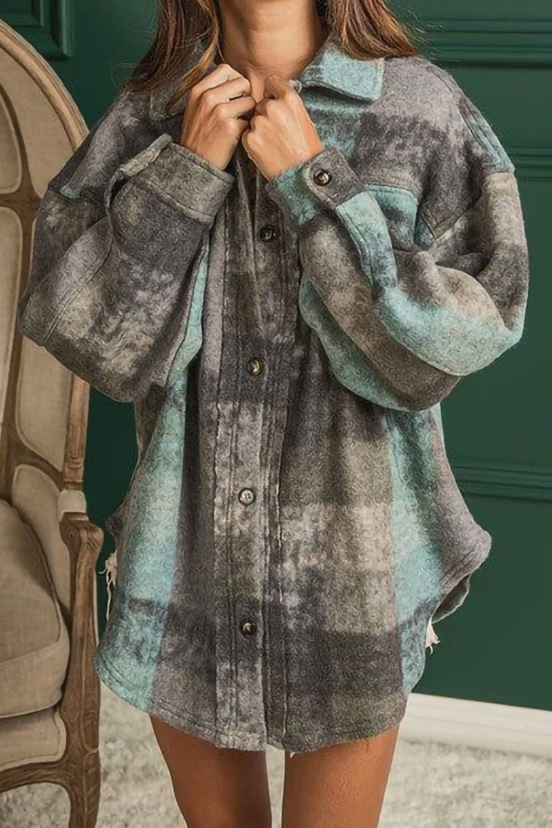 Kaynafashions - Sexy Color Block Contrast Turndown Collar Tops