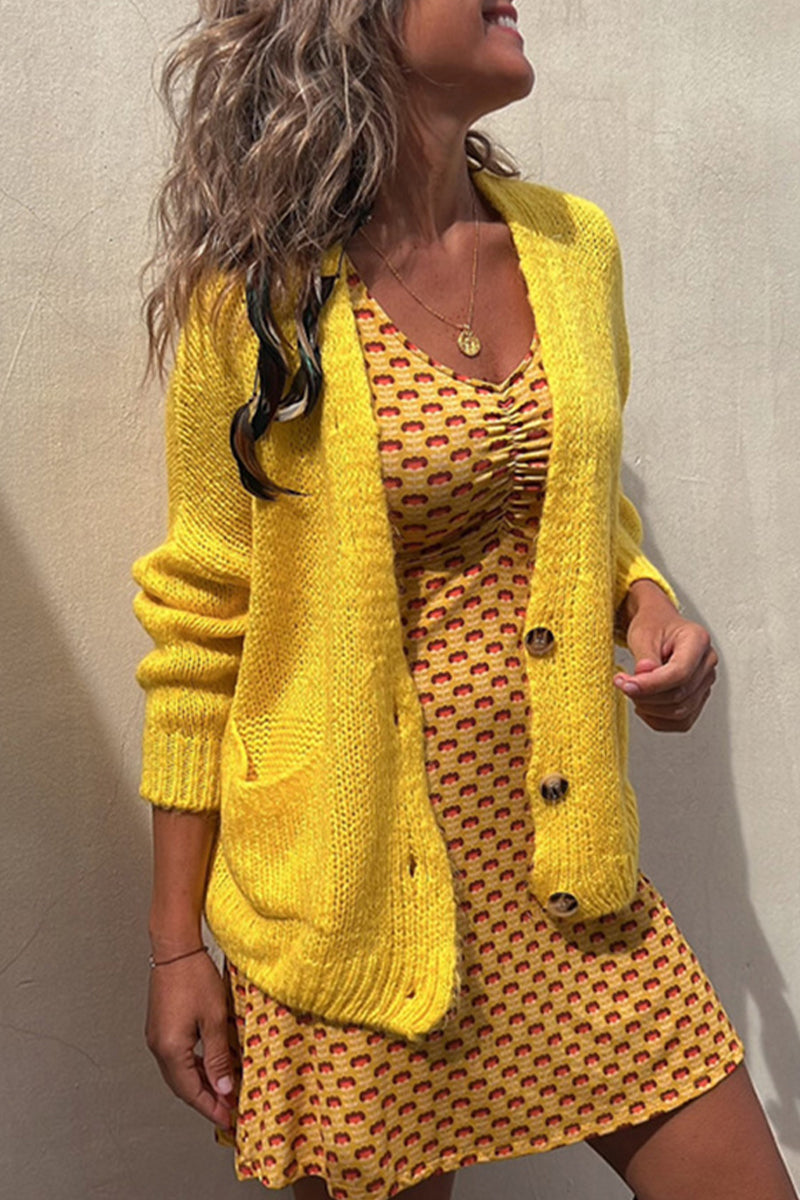 Kaynafashions - Elegant Solid Pocket V Neck Tops