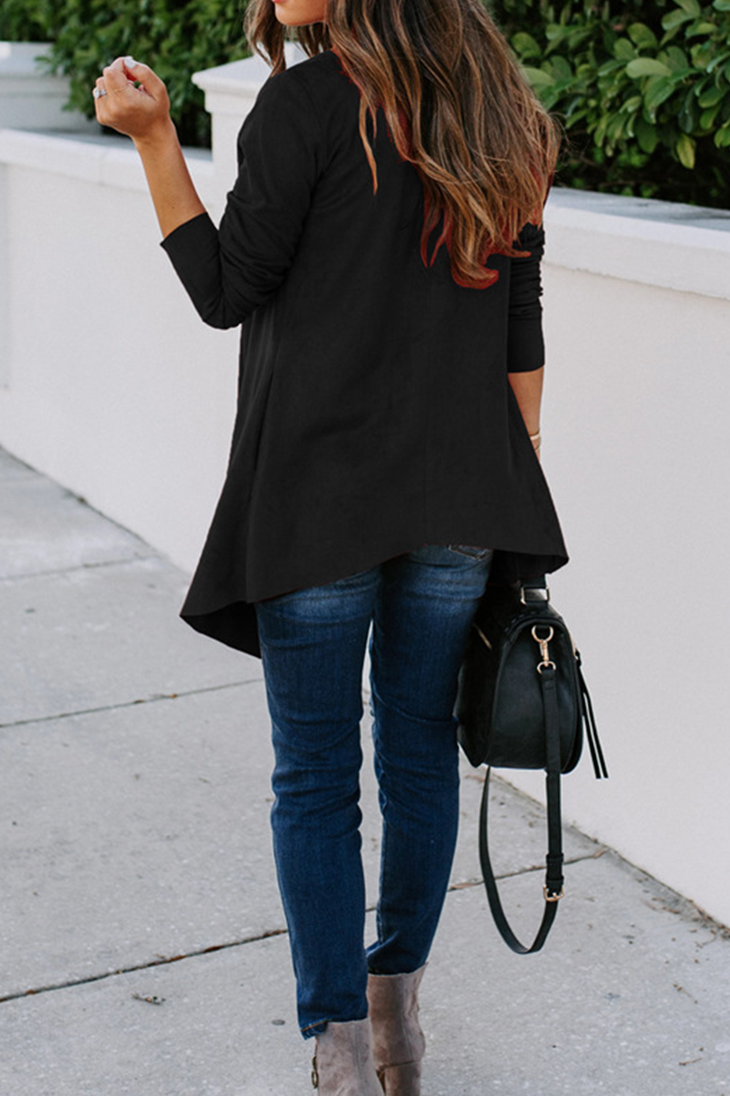 Kaynafashions - Fashion Solid Patchwork Cardigan