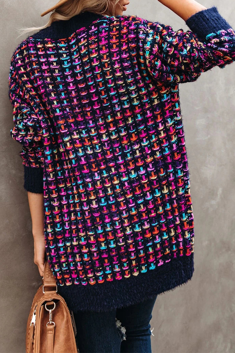 Kaynafashions - Fashion Street Patchwork Contrast Outerwear