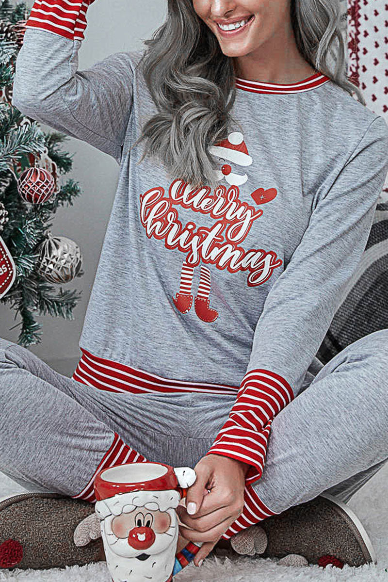 Kaynafashions - Fashion Living Print Patchwork O Neck Two Pieces