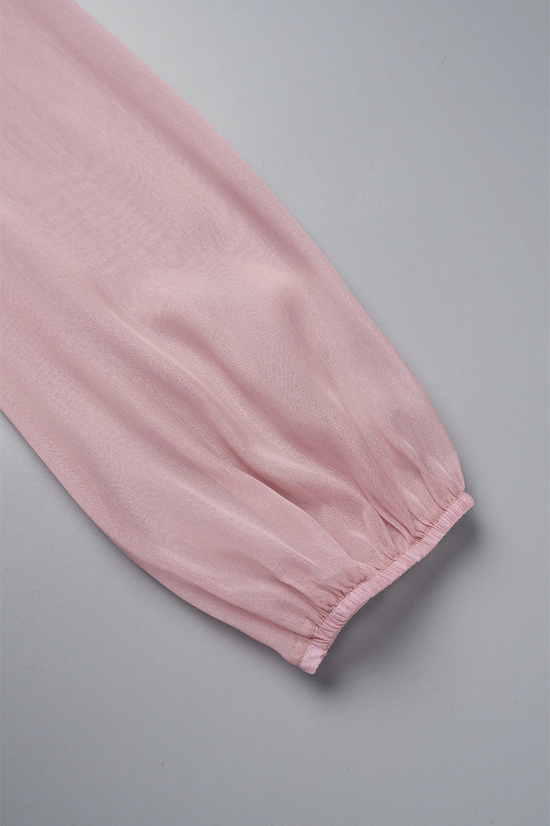 Kaynafashions - Fashion Elegant Solid Patchwork V Neck Princess Dresses