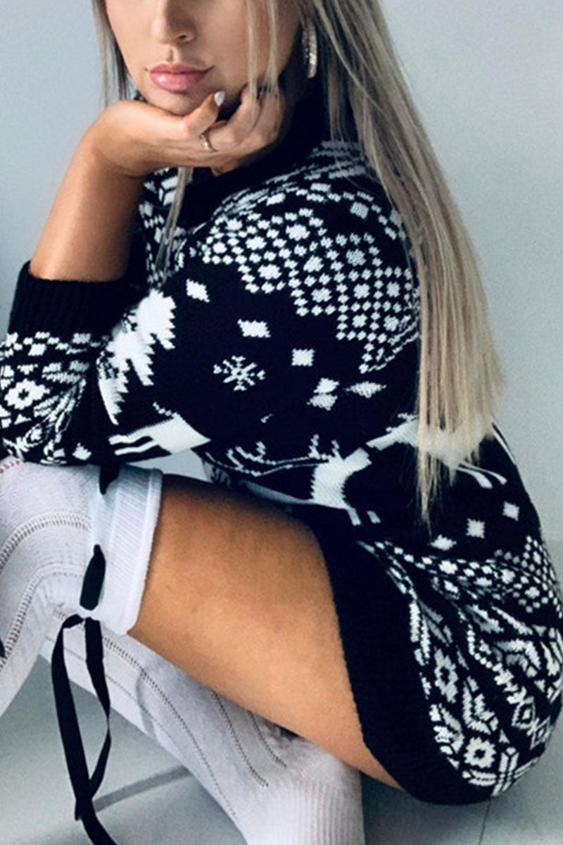 Kaynafashions - Fashion Casual Wapiti Patchwork O Neck A Line Dresses