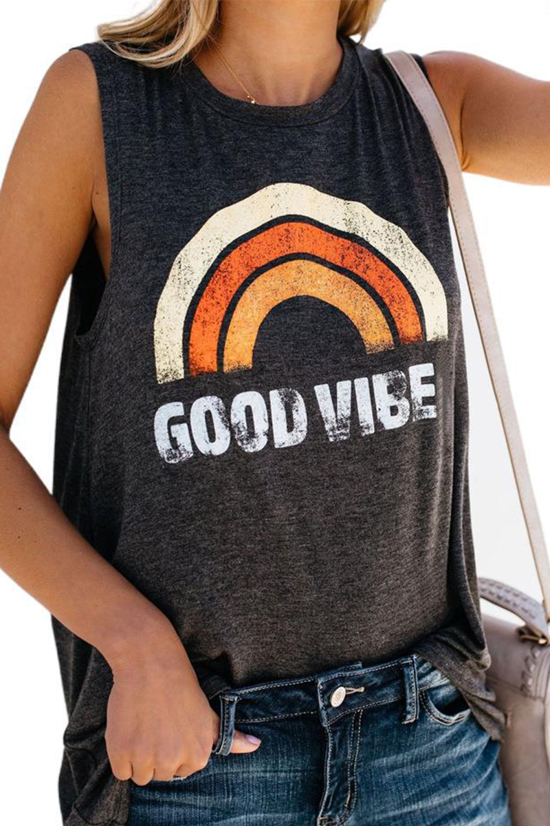 Kaynafashions - Fashion Print Patchwork O Neck Tops(4 colors)