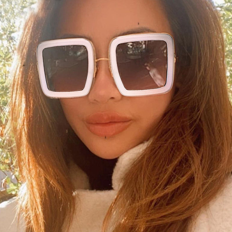 Kaynafashions - Party Solid Patchwork Sunglasses