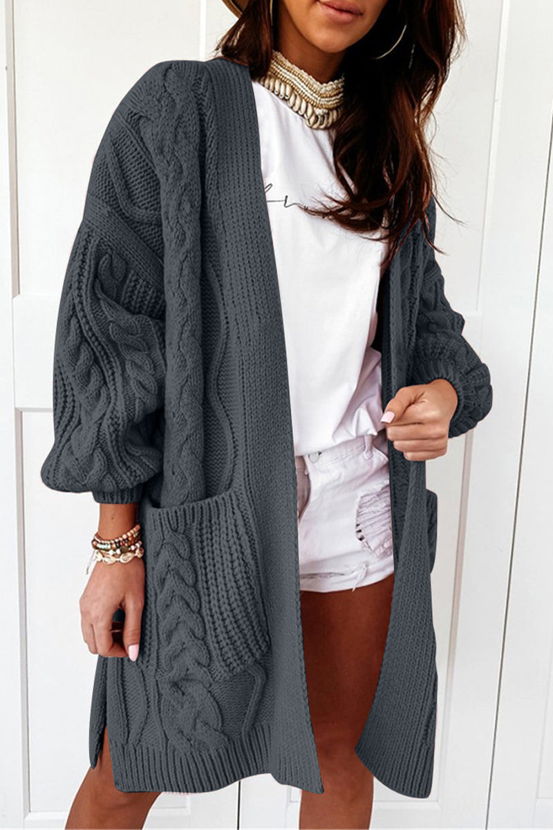 Kaynafashions - Fashion Casual Print Patchwork Pocket V Neck Tops(6 colors)