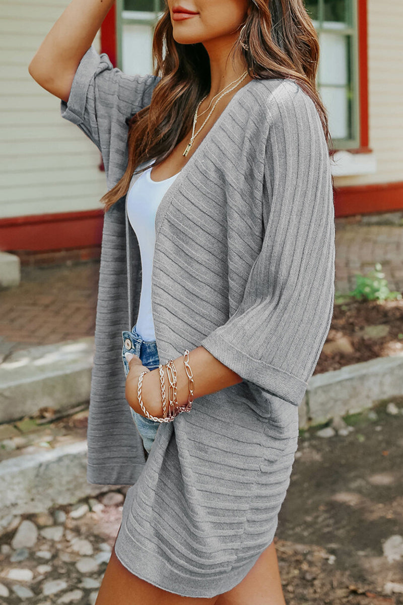 Kaynafashions - Casual Solid Scarf Collar Tops