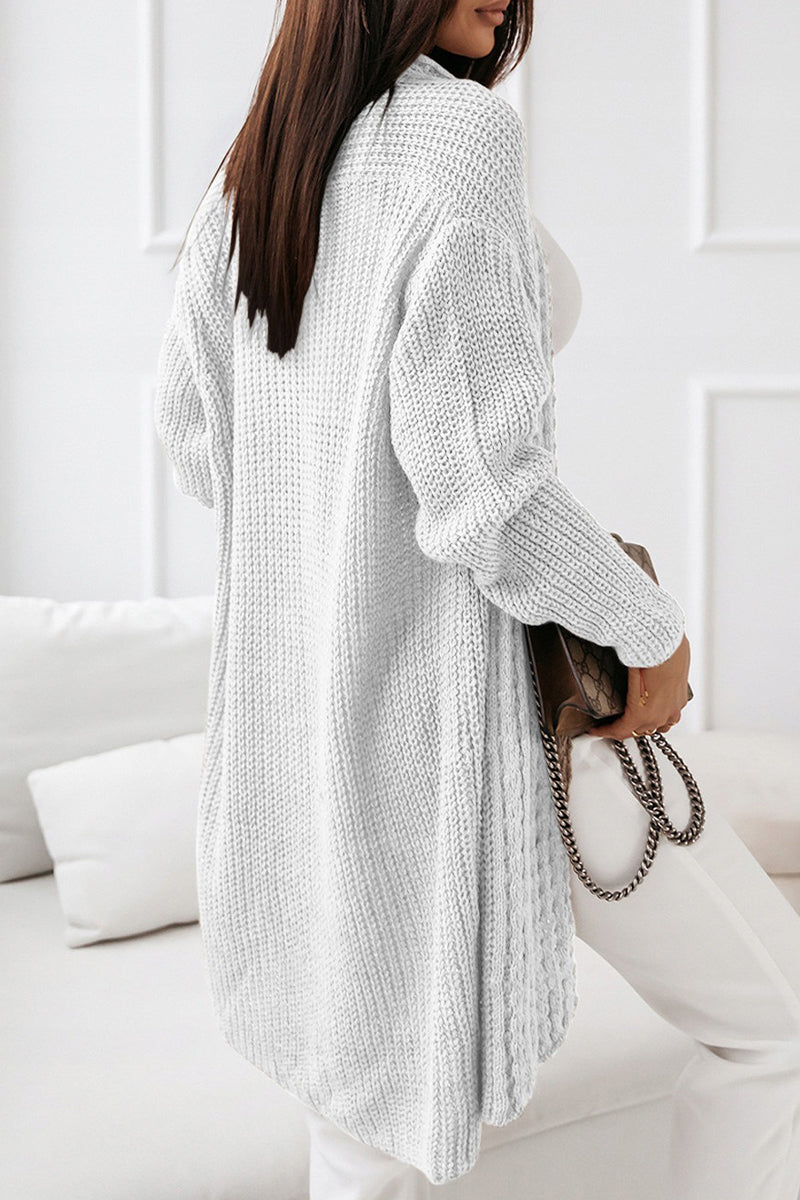 Kaynafashions - Fashion Casual Solid Patchwork Cardigans(5 Colors)