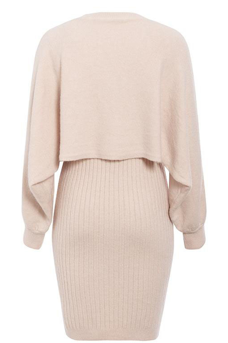 Kaynafashions - Casual Solid Patchwork O Neck Long Sleeve Two Pieces(3 colors)